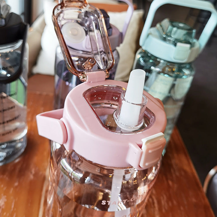 Large Plastic Portable Water Bottle