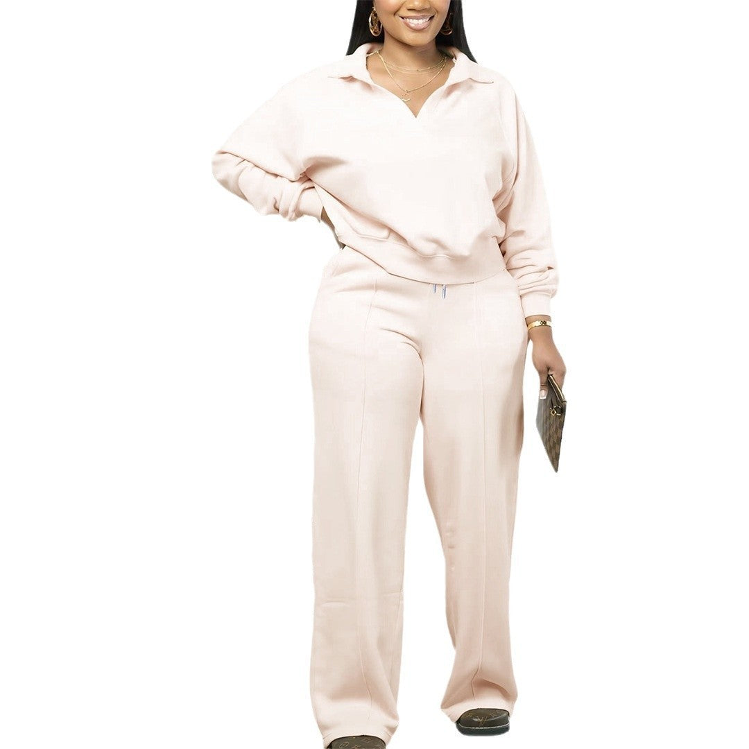 Sports Thickening Women's Pants Suit