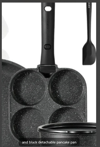 Detachable Handle Portable Non Stick  Frying And Stir Frying