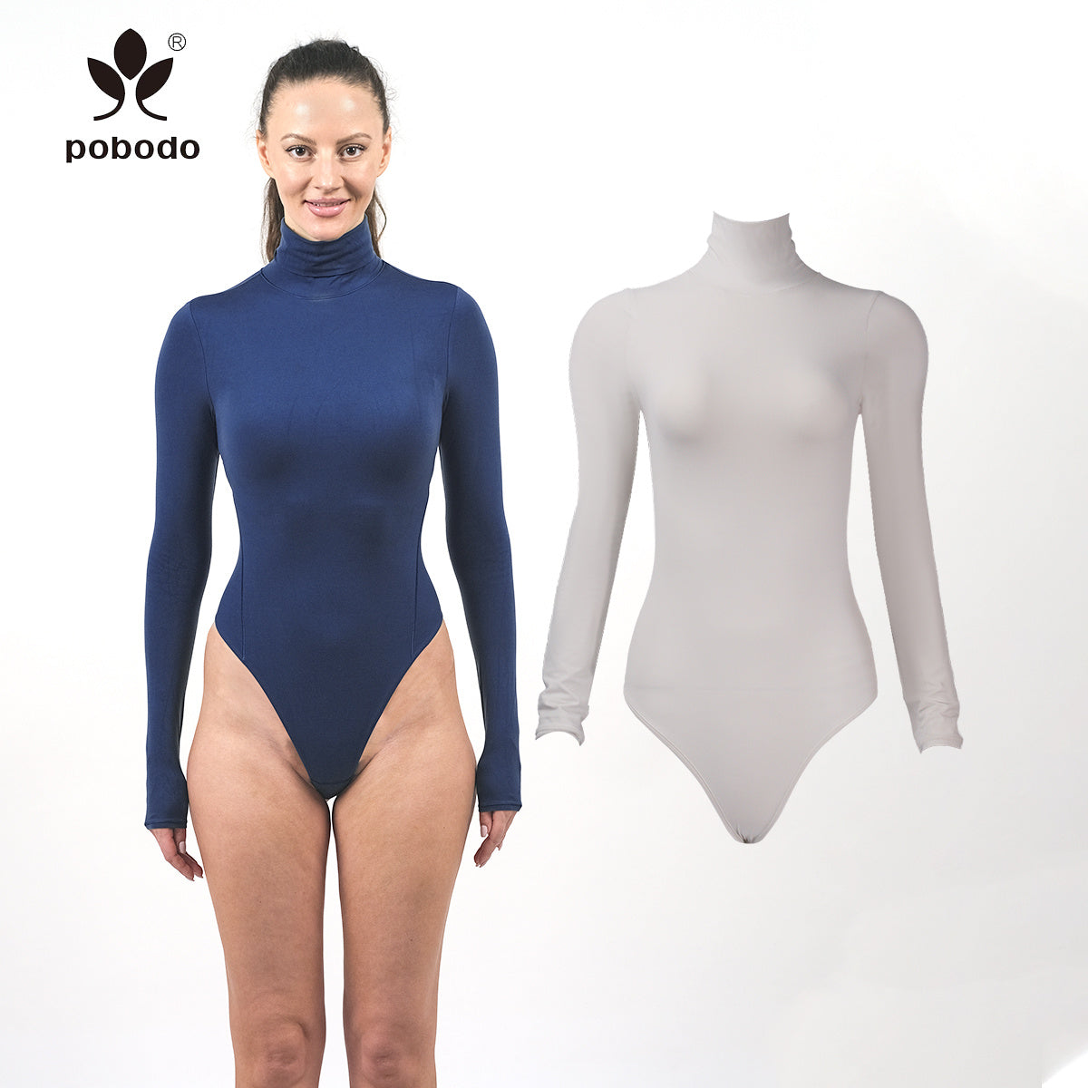 Round Neck Long Sleeved Warm Jumpsuit