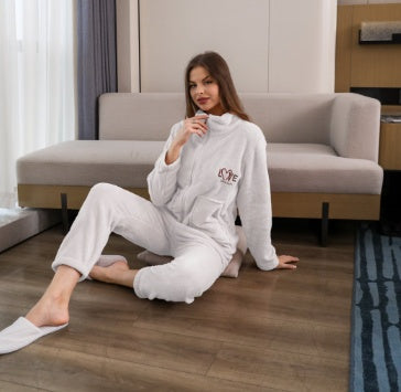 Women's Velvet Pajama Set