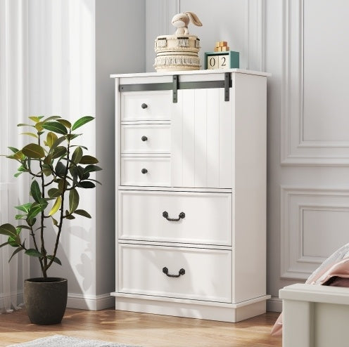 Chest drawer With 5 Storage Drawers for Bedroom And Living Room