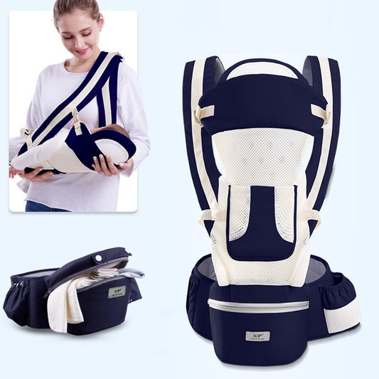 Multifunctional Baby Carrier - Breathable Waist Stool Hip Seat with Multiple Carrying Positions