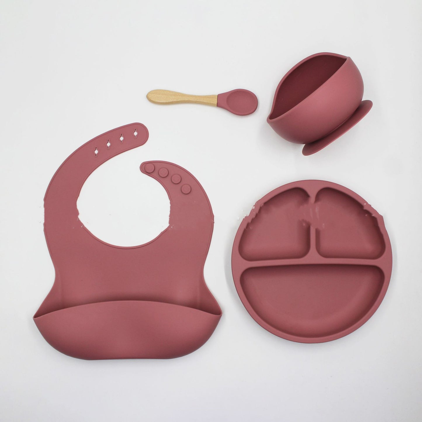 4 Piece Silicone Baby Set