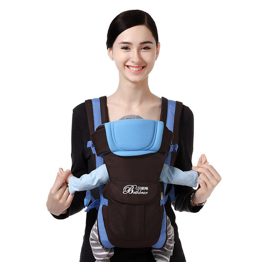 Multifunctional Baby Carrier - Breathable Waist Stool Hip Seat with Multiple Carrying Positions