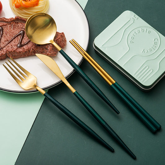 Portuguese Cutlery with Chopsticks