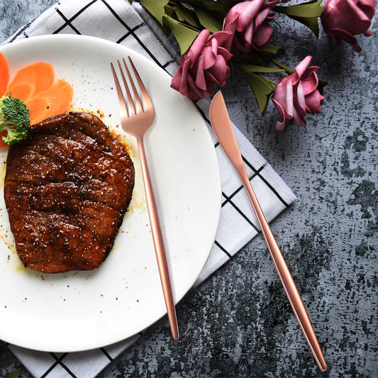 36-piece cutlery Wooden Box Gift Set