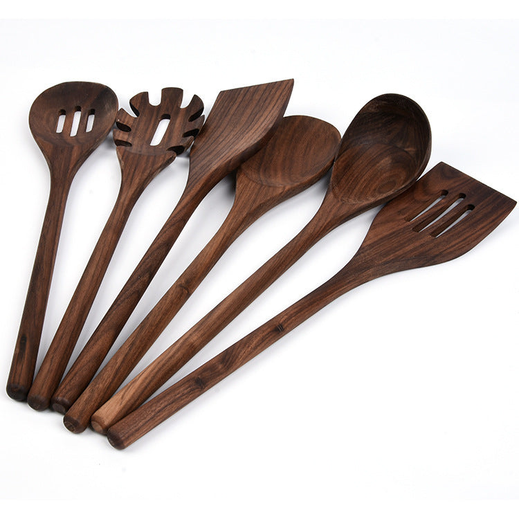 6-Piece Wooden Kitchen Utensils
