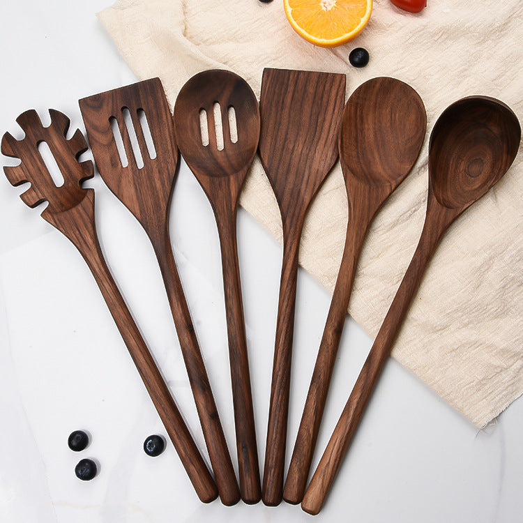 6-Piece Wooden Kitchen Utensils