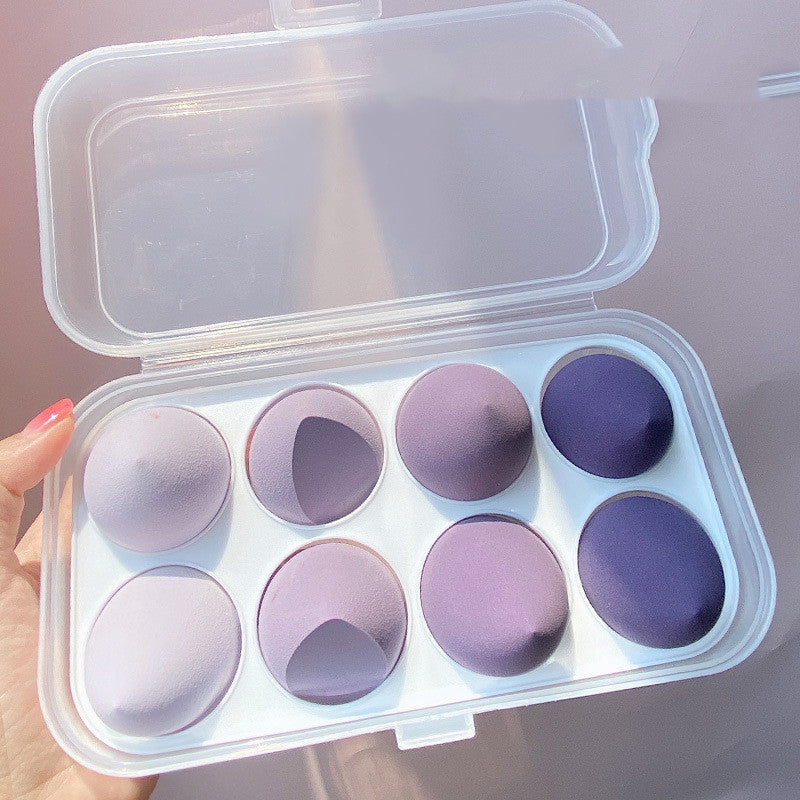 Wet And Dry Puff Sponge Soft Makeup With Storage Box