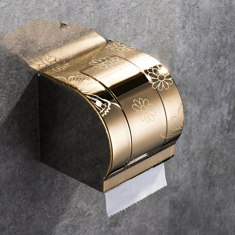 Stainless Steel Paper Towel Holder Box Waterproof Paper Towel Holder Toilet Toilet Paper Holder