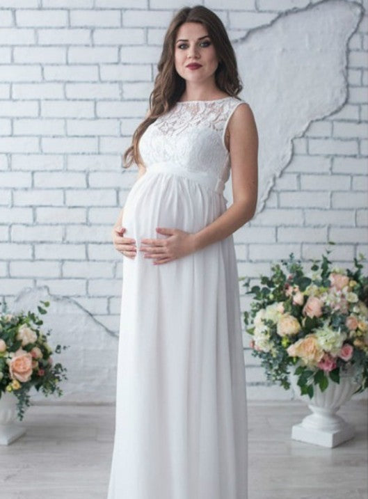 Sleeveless Maternity Dress