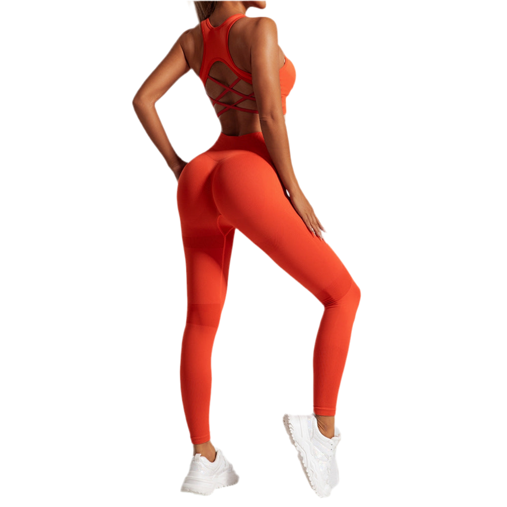 Hip-Lifting Sports Leggings Yoga Clothes Set - High Performance Activewear