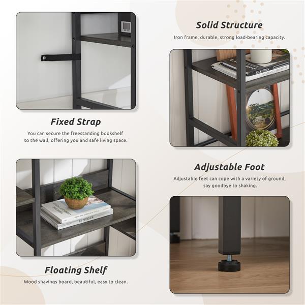 Large Open Bookshelves