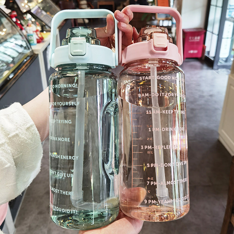 Large Plastic Portable Water Bottle