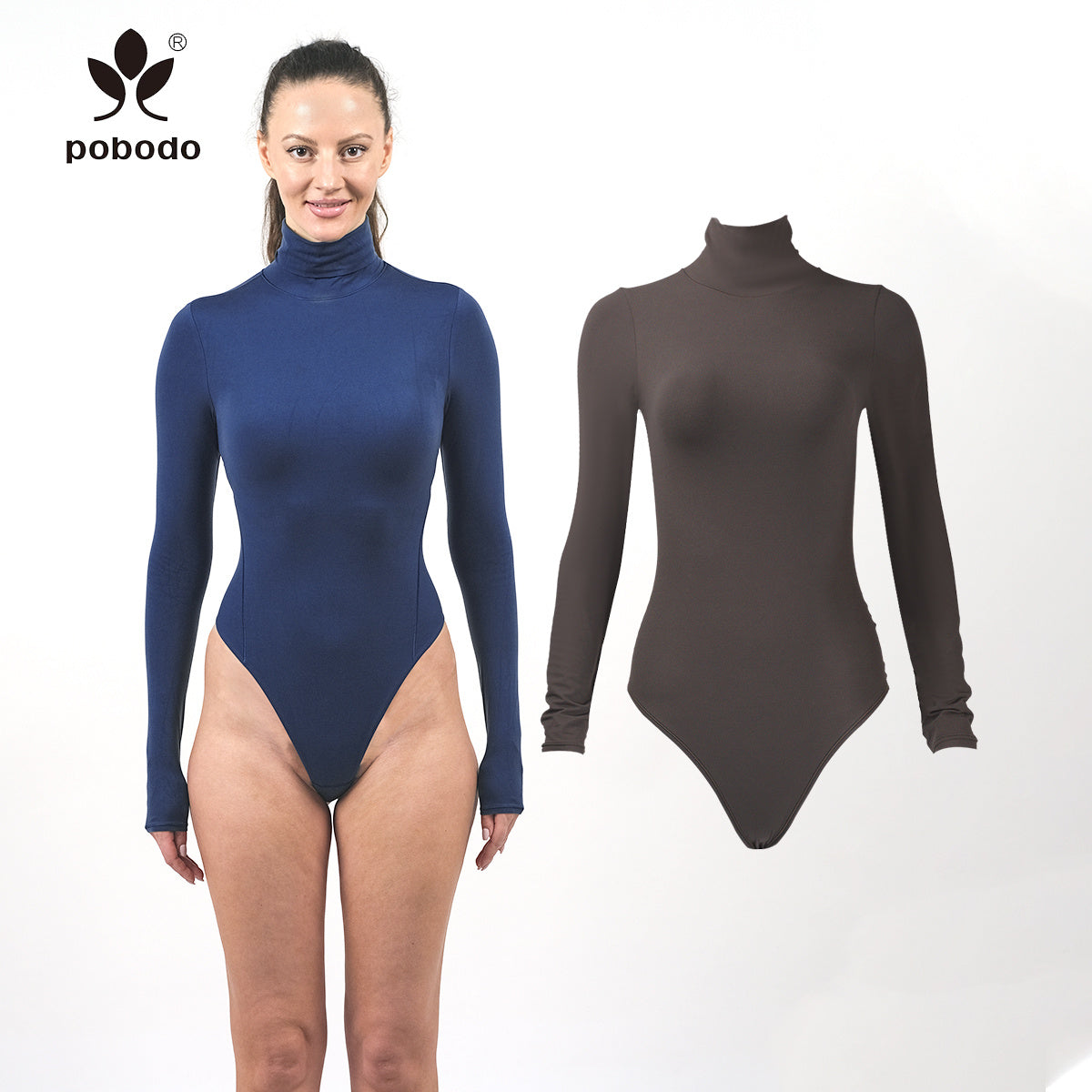 Round Neck Long Sleeved Warm Jumpsuit
