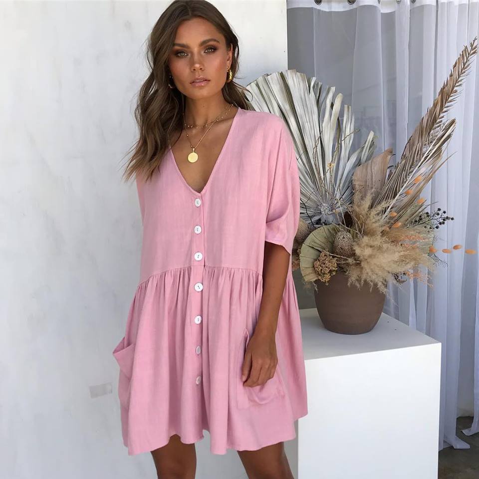 Sleeveless Maternity Dress