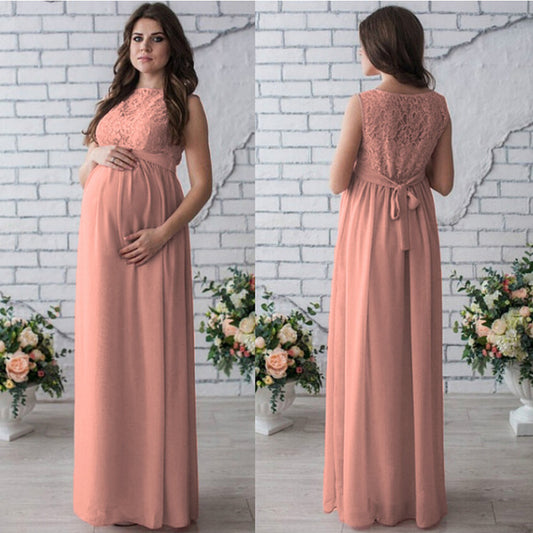 Sleeveless Maternity Dress
