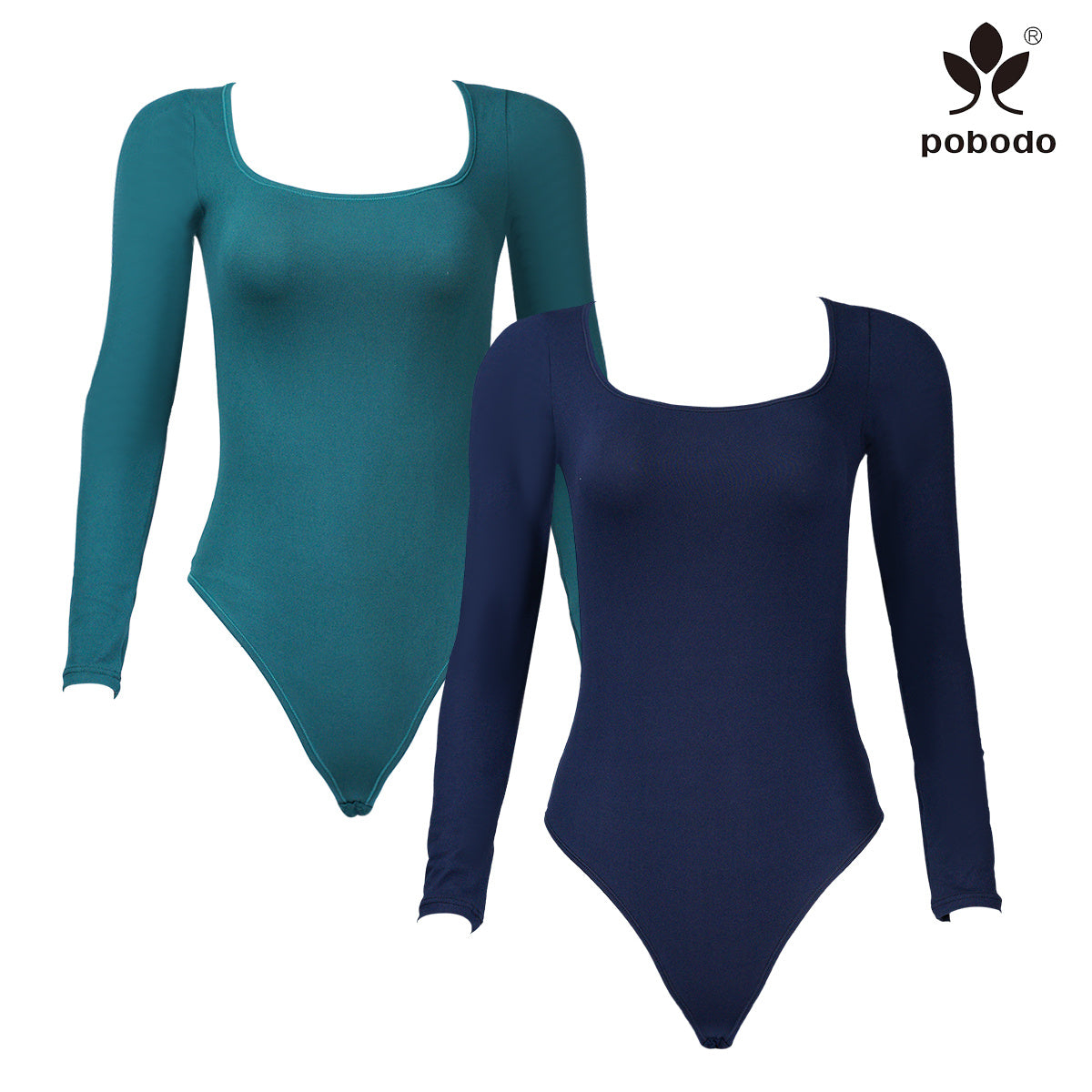 Square neckLong Sleeved Jumpsuit