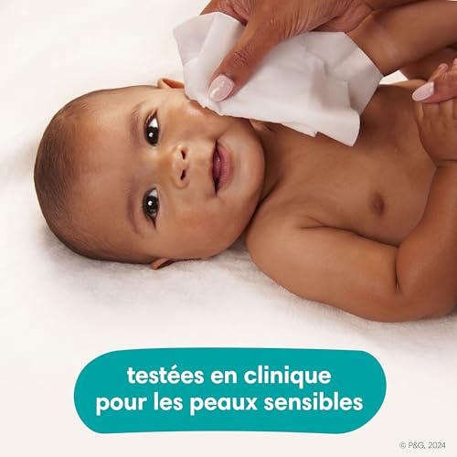 Pampers Baby Wipes Sensitive Perfume Free 3X Refill Packs 192 Count