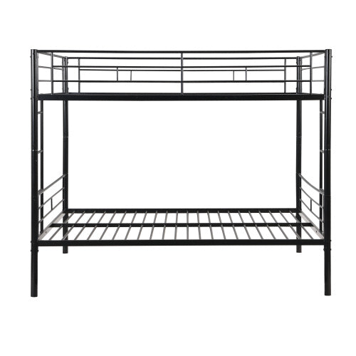 Full Over Full Metal Bunk Bed , No Box Spring Needed, Easy Assemble