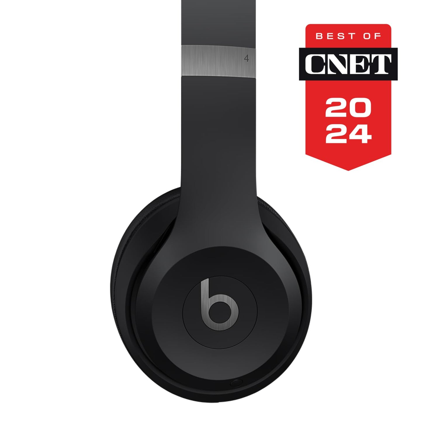 Beats Solo 4 - Wireless Bluetooth On-Ear Headphones, Apple & Android Compatible, Up to 50 Hours of Battery Life - Matte Black