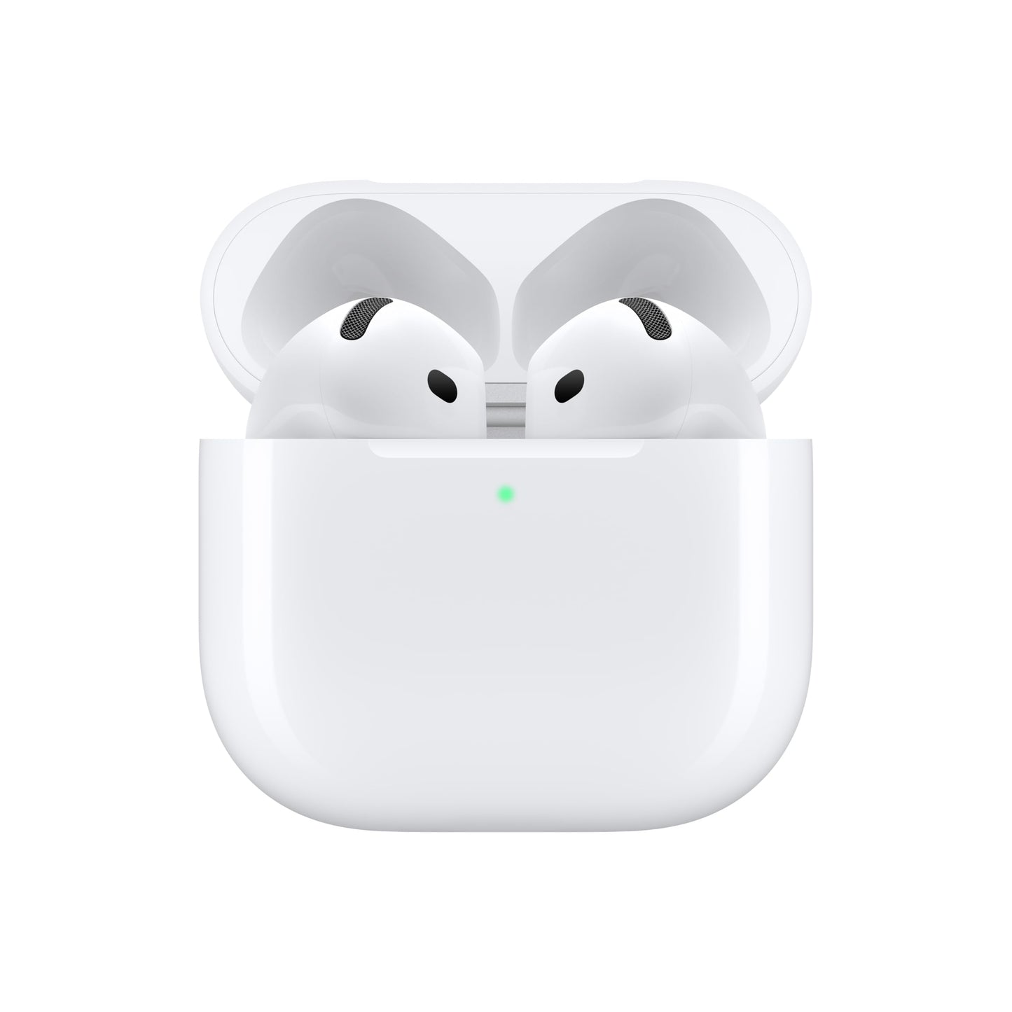 AirPods 4 Wireless Earbuds, Bluetooth Headphones, Personalized Spatial Audio, Sweat and Water Resistant, USB-C Charging Case, H2 Chip, Up to 30 Hours of Battery Life, Effortless Setup for iPhone