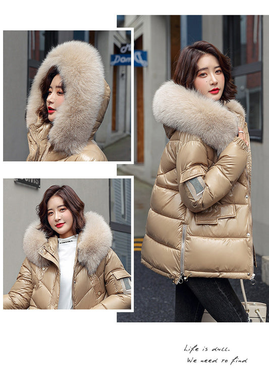 Winter Glossy Women Jacket