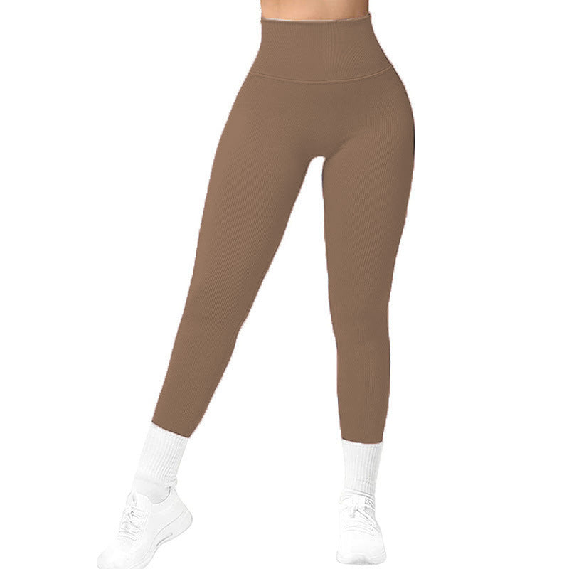 Seamless High Waist Yoga Pants - Women's Slim Fit Leggings