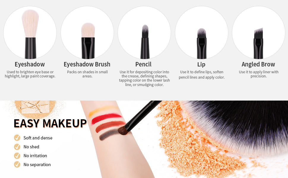 DUcare Professional Makeup Brushes Set 15-32Pcs Makeup Brush Set Synthetic Foundation Powder Blush Eyeshadows Highlighter Brush