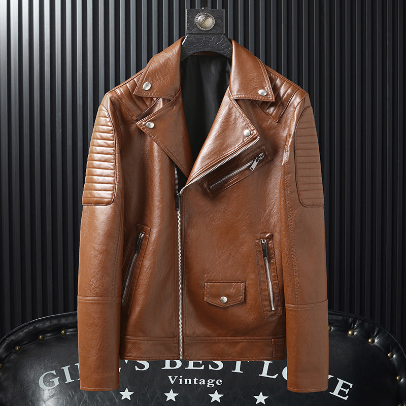 Spring And Autumn Leather Jacket