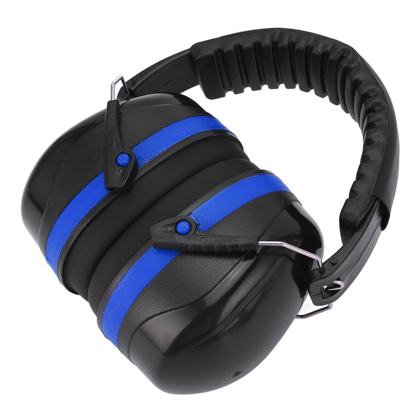 Industrial Earmuffs Noise Blocking Hearing Protection Size Adjustable Folding Ear Muffs for Baby Adults Black Blue