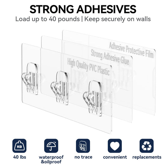 YASONIC Shower Caddy, Rustproof Shower Shelves for Inside Shower, No Drilling Bathroom Organizers and Storage, 6 Pack Large Capacity Bathroom Caddy for Kitchen & Home Decor-XXL Size