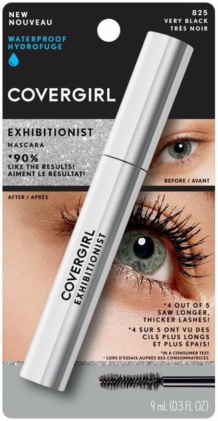 Covergirl Exhibitionist Mascara Waterproof #825 Very Black 9Ml