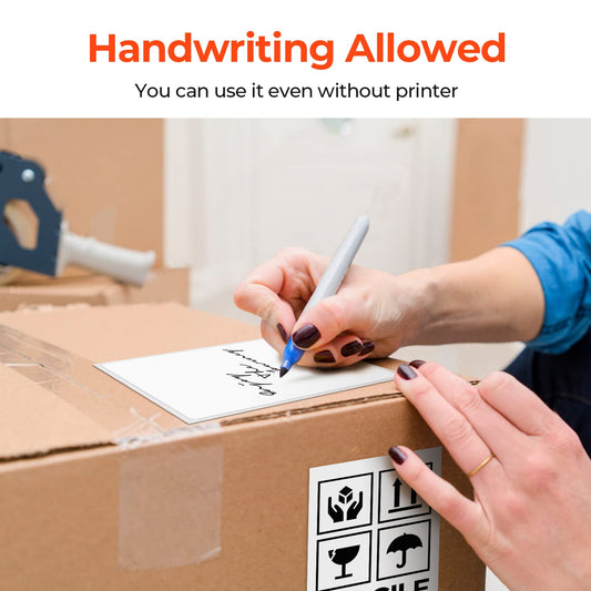 MUNBYN 4x6 Inch Direct Thermal Labels, 6000 Labels/12 Rolls(500 Pcs per Roll), Shipping Label Paper for Printers, Permanent Adhesive Mailing Postage Labels Packages White