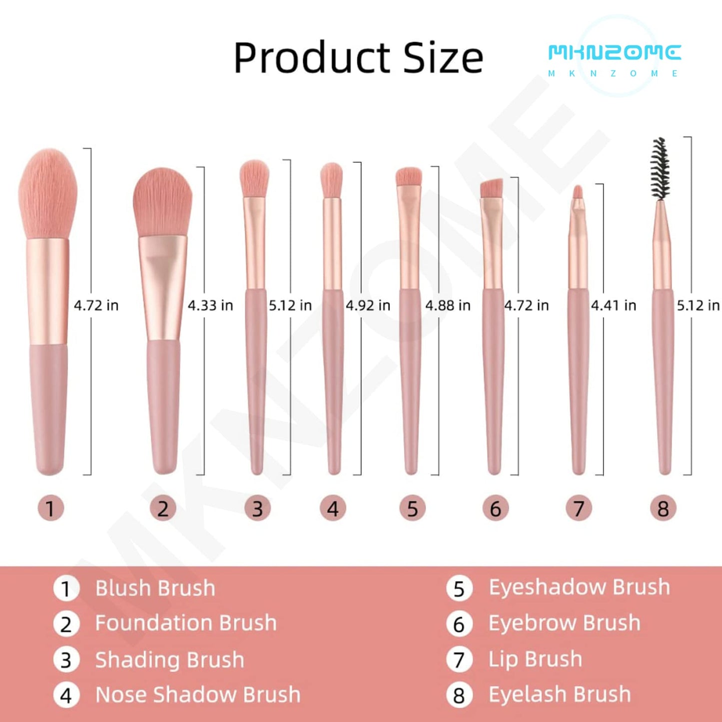 MKNZOME Essential Make Up Set With Make-up Bag Portable Travel Makeup Kit Birthday Xmas Makeup Gift Set Eyeshadow Palette Foudation Lip Gloss for Teenage & Adults