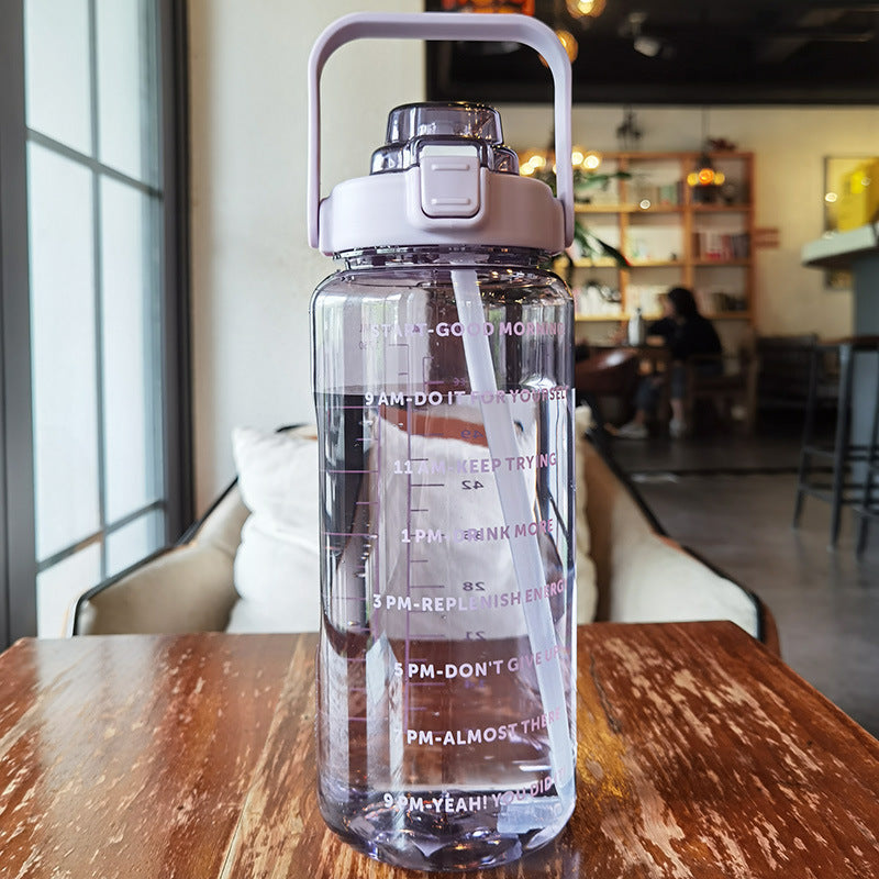 Large Plastic Portable Water Bottle