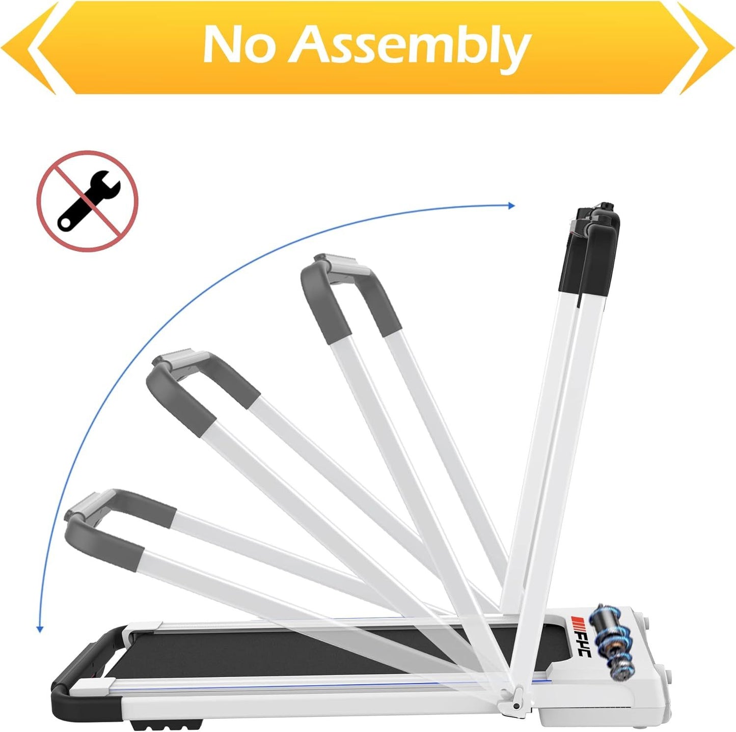 Walking Pad Treadmill, 300 Lbs  About 136.1 Kg Capacity Under-the-counter Treadmill, Walking Pad With Handle, Small Household Treadmill, Mini Foldable Treadmill With Remote Control