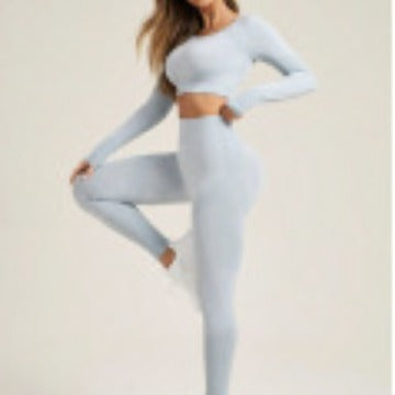 Hip-Lifting Sports Leggings Yoga Clothes Set - High Performance Activewear
