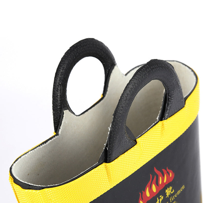Emergency Rescue High Boots Heat Resistance Insulation Non Slip Rubber Fire Protective Boots 41 Size