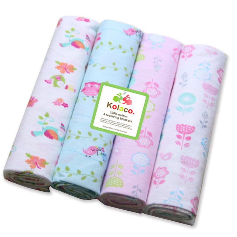 Flannel Baby Wrapping Blanket