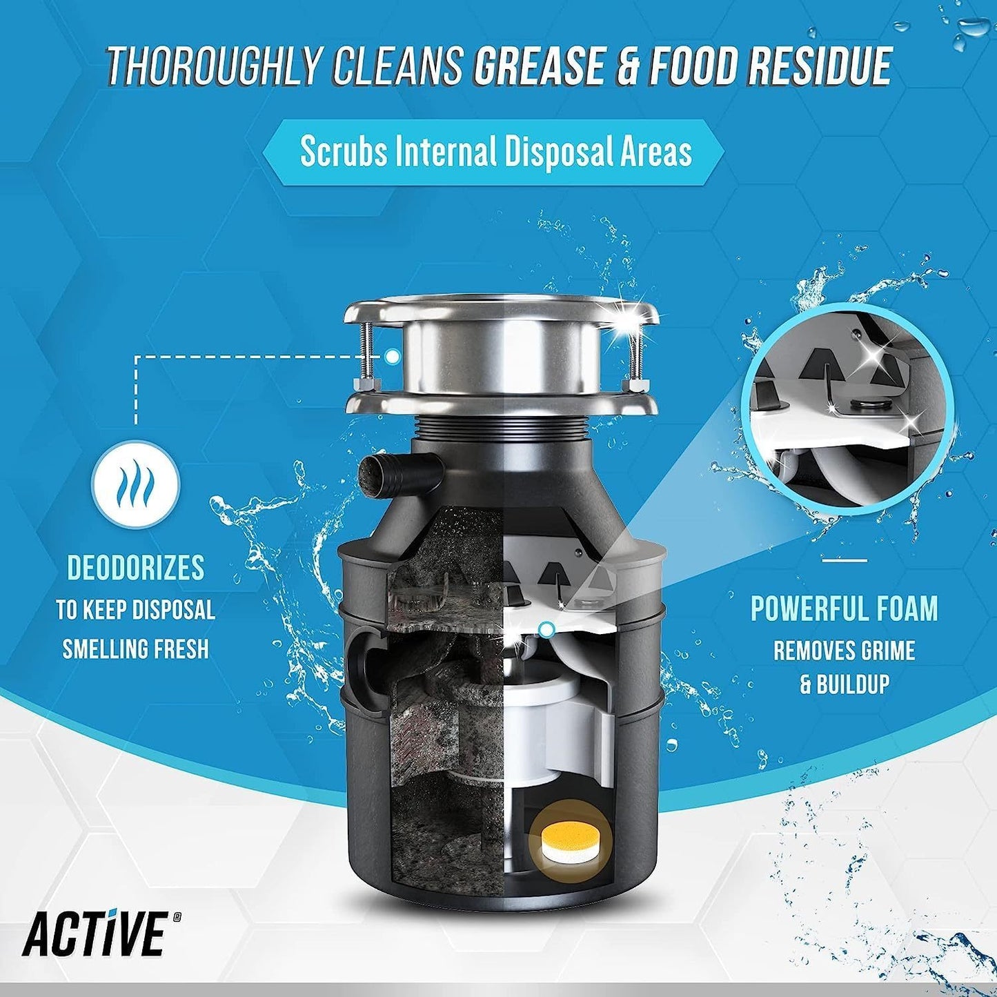 Washing Machine Cleaner Descaling 24-piece Pack - Deep Cleaning Sheets For HE Front Loaders And Top Loading Washing Machines, Septic Tank Safety And Environmentally Friendly Deodorant, Cleaning Inner