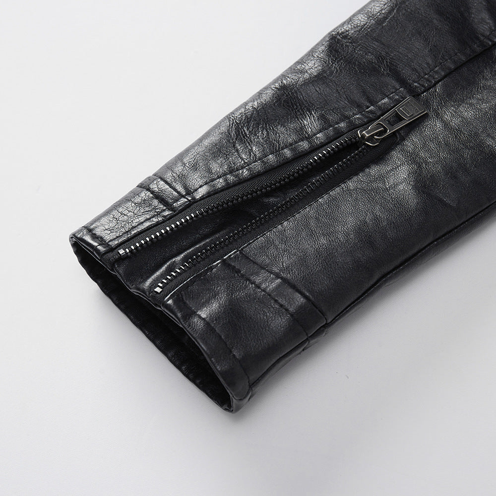 Trendy Pu Leather Jacket