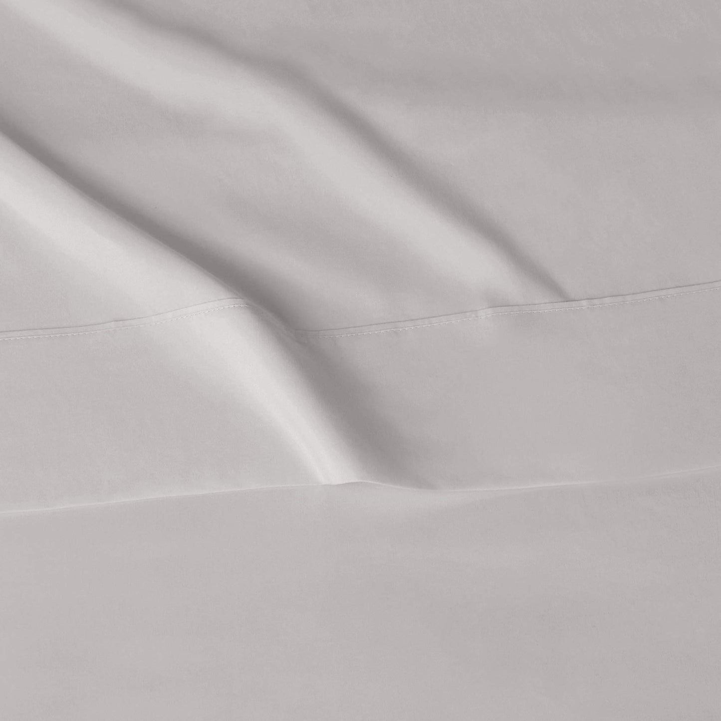 Lightweight Super Soft Easy Care Microfiber Bed Sheet Set with 36-cm Deep Pockets - Single, Light Gray