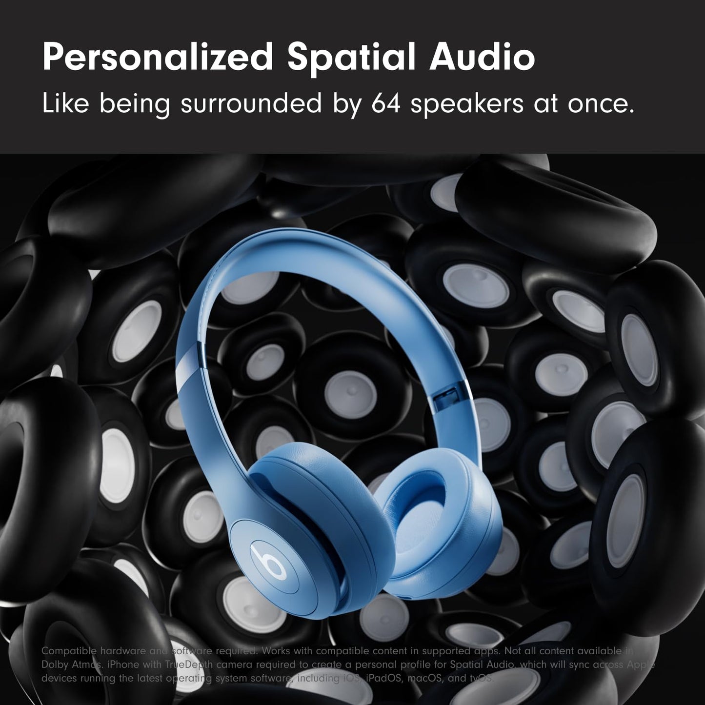 Beats Solo 4 Wireless Headphones with 20W Power Adapter - Slate Blue