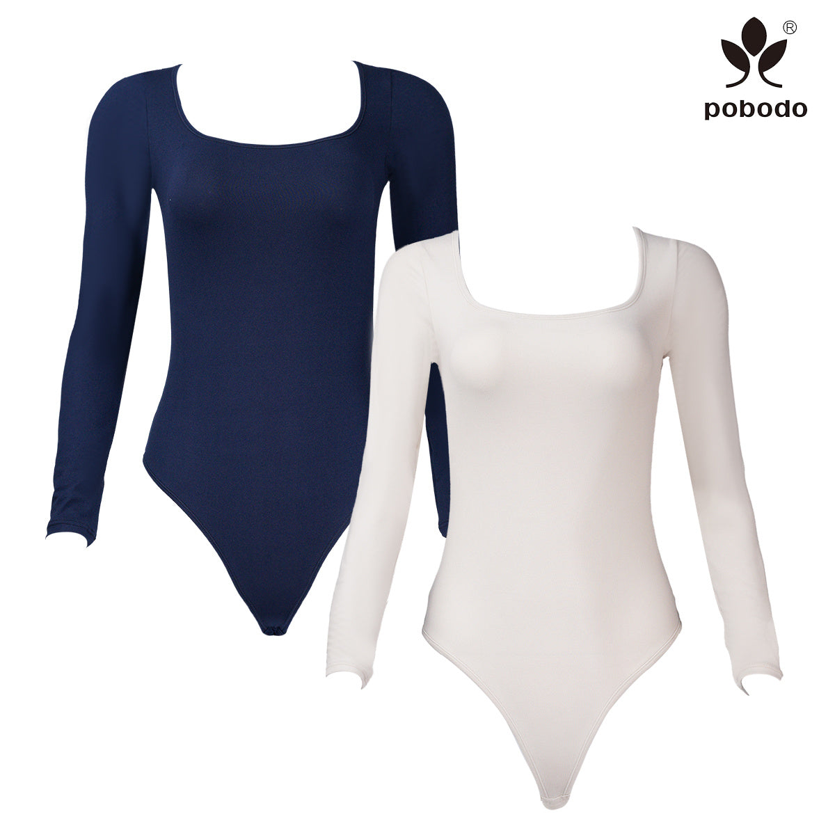 Square neckLong Sleeved Jumpsuit