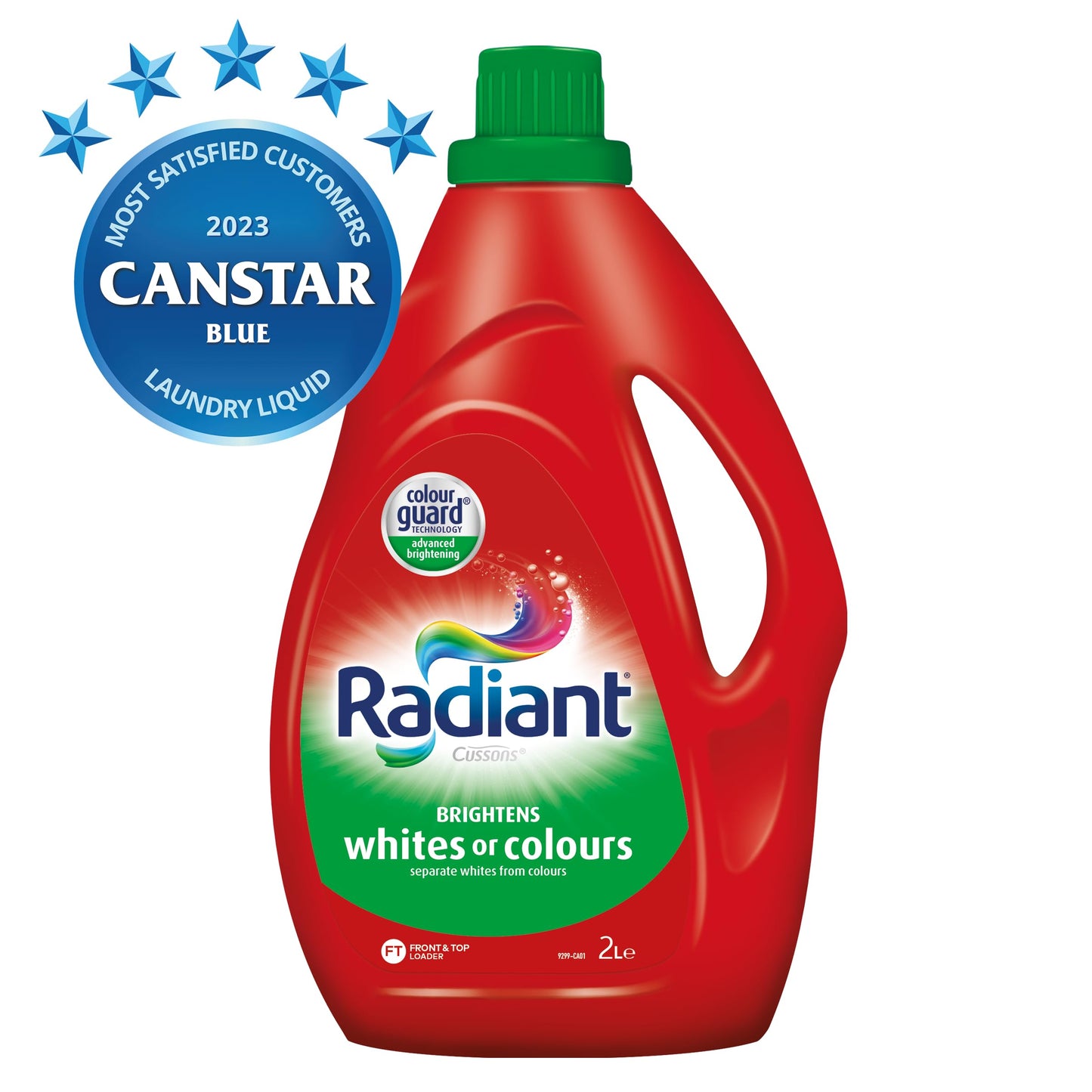 Radiant Liquid Laundry Detergent for Whites or Colours, 2L
