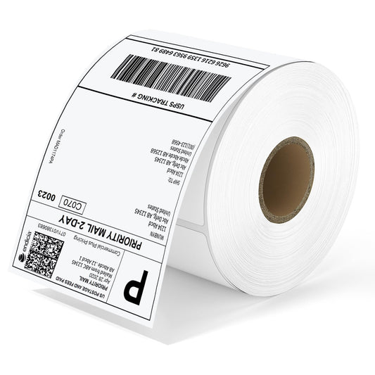 MUNBYN Thermal Direct Shipping Label (Pack of 500 4x6 Per Roll Labels) - Commercial Grade…