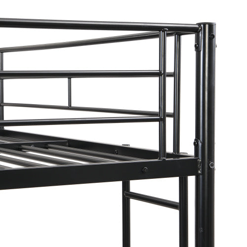 Full Over Full Metal Bunk Bed , No Box Spring Needed, Easy Assemble