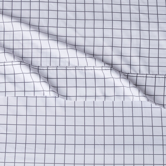 Lightweight Super Soft Easy Care Microfiber Bed Sheet Set with 36-cm Deep Pockets - Double / Full, Blue Gray